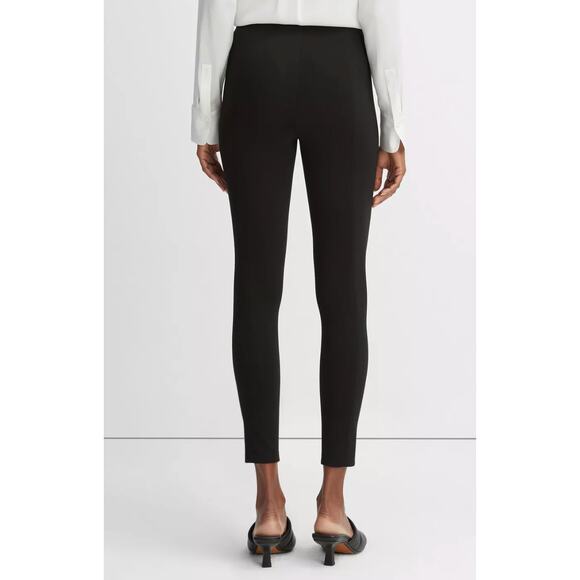 VINCE Women's Black Leggings Pants Size Small NWT Cropped Ponte Knit - Picture 10 of 10